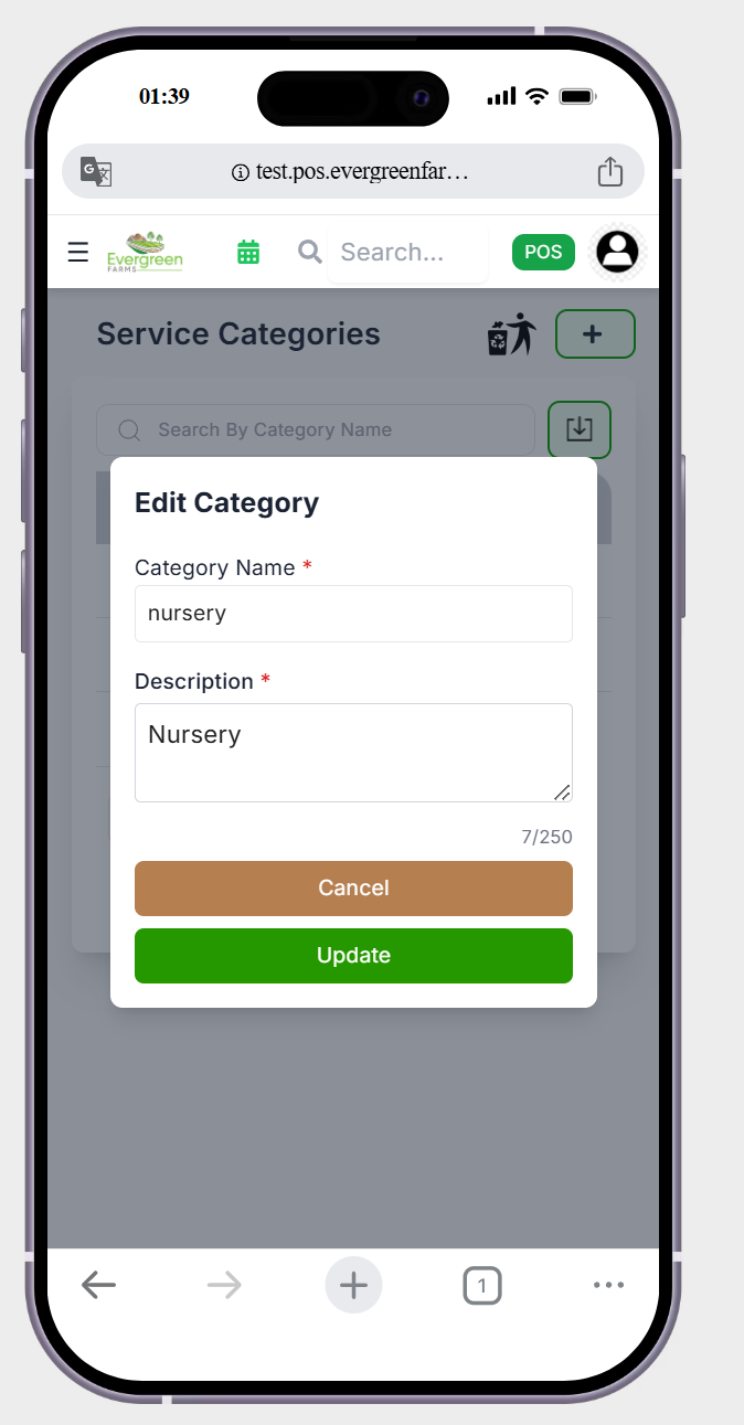 in edit page description in edit page description