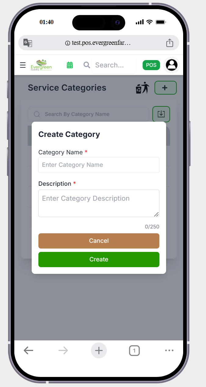 in create edit page description in create edit page description