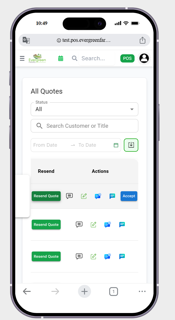 qutoe resend pop is not showing perfectily